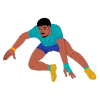 Kabaddi player in action-ready stance representing kabaddi betting on Tez888